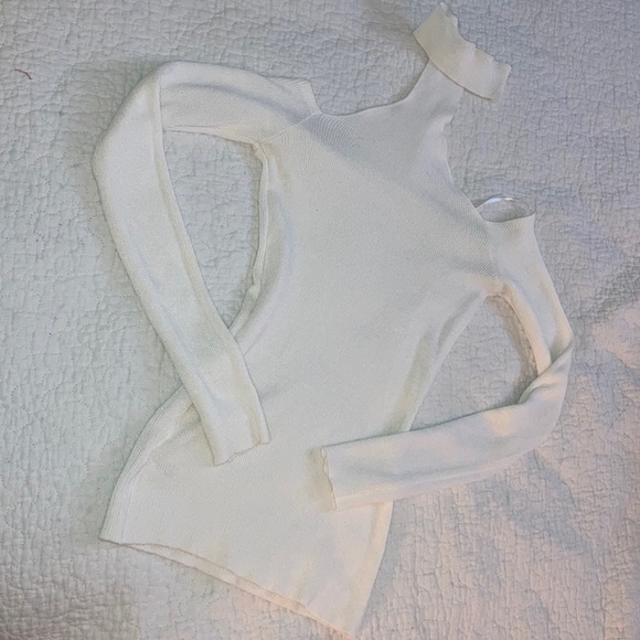 Fashion Nova White Off the Shoulder Top - Picture 2 of 3